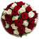 букет из красных и белых роз. Пекин