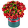 композиция из роз и хризантем в шляпной коробке. Пекин